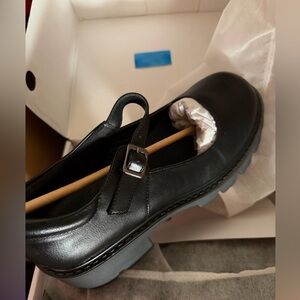 NIB Black Mary Jane Platform Shoes size 9.5